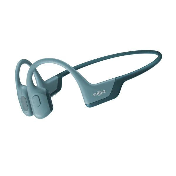 Shokz OpenRun Pro Premium Bone Conduction Open-Ear Bluetooth Sport Headphones (Blue) – TechCure India