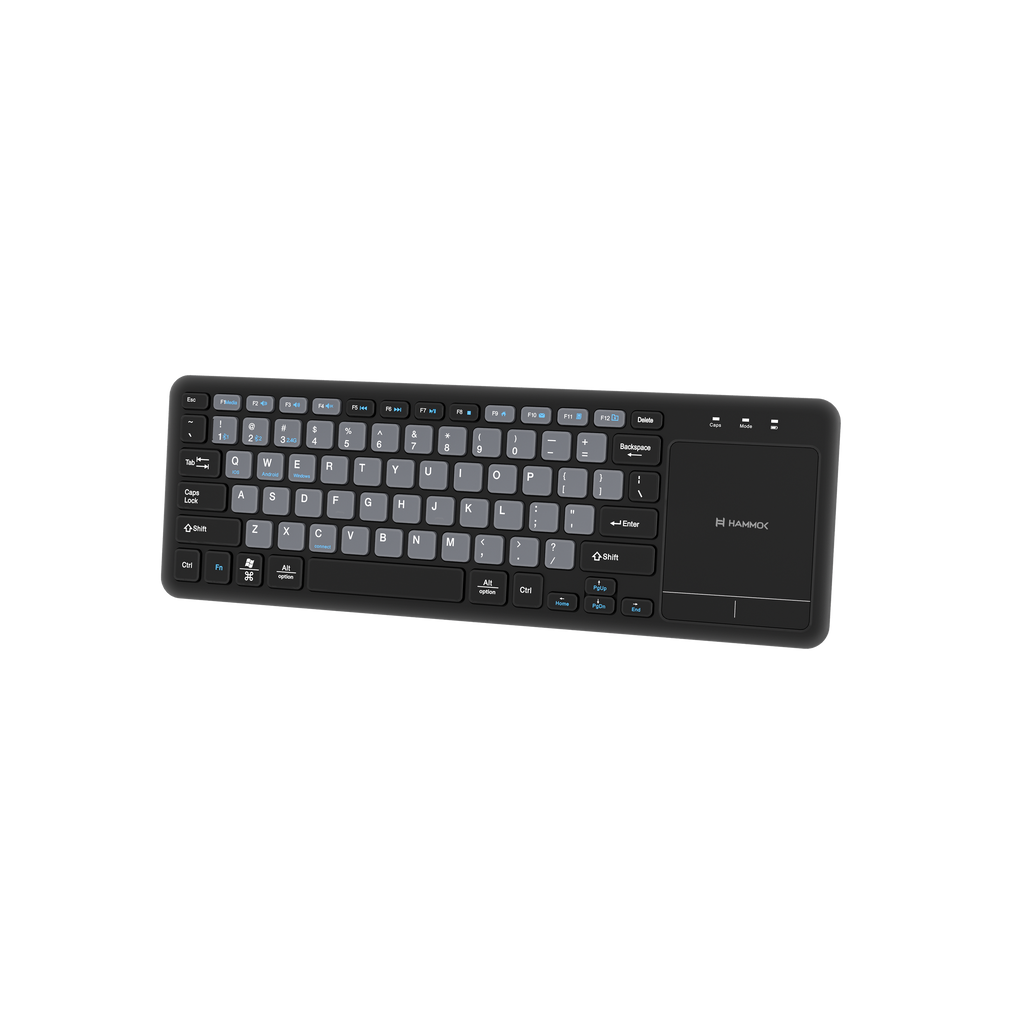 Hammok Otto Multi-Device Wireless + Bluetooth Keyboard with Touchpad