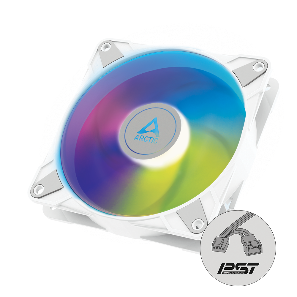 ARCTIC P14 PWM PST ARGB 140mm CPU Cabinet Fan ( White ) – TechCure India
