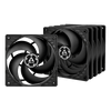 ARCTIC P12 Non-RGB 120mm Cabinet Fan ( Black ) ( Five Pack )
