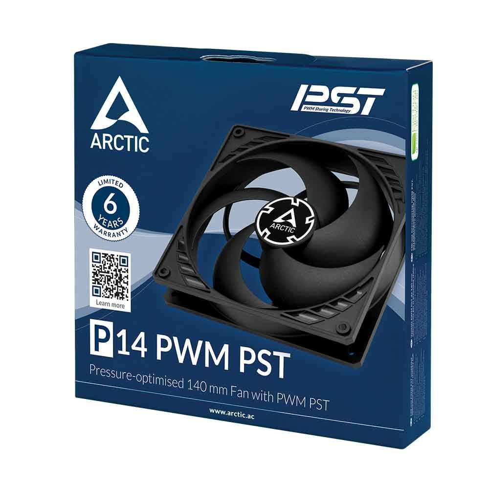 ARCTIC P14 PWM PST 140mm Cabinet Fan ( Black ) - 4