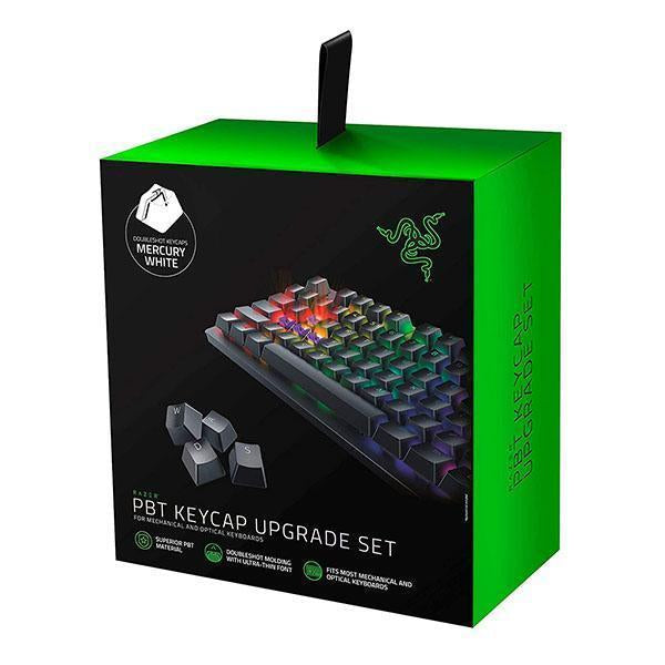 Razer PBT Keycap Upgrade Set Mercury (White) – TechCure India