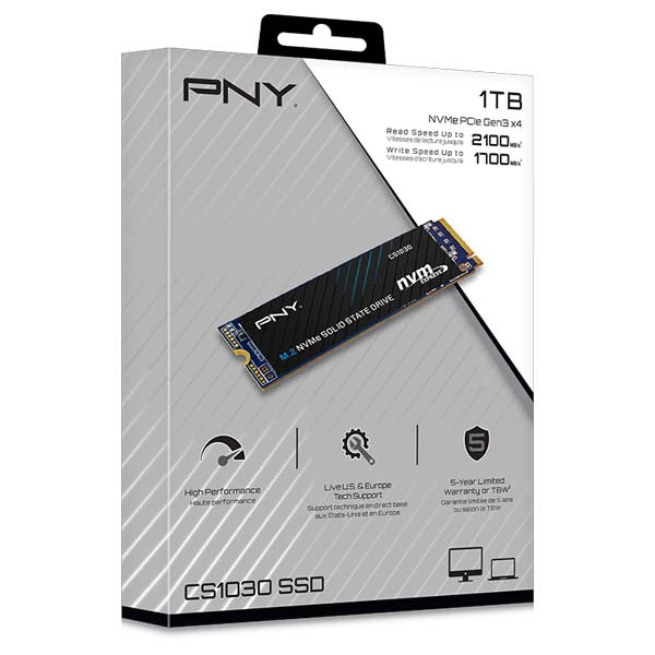 PNY CS1030 1TB M.2 NVMe SSD – TechCure India