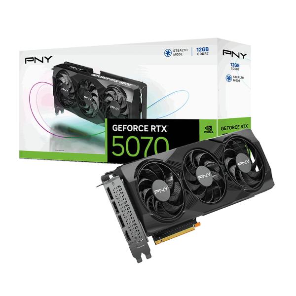 PNY RTX 5070 Triple Fan 12GB GDDR7 Graphics Card (VCG507012TFXPB1) – TechCure India