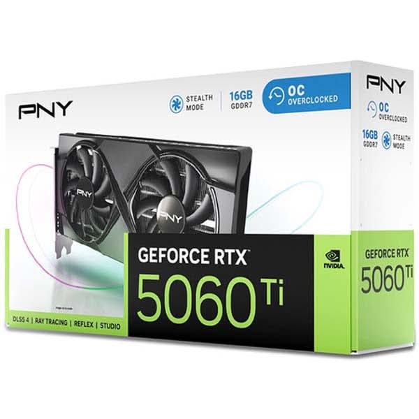 PNY RTX 5060 Ti OC 16GB GDDR7 Graphics Card – TechCure India
