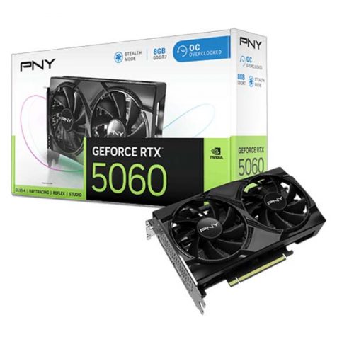 PNY RTX 5060 OC 8GB GDDR7 Graphics Card – TechCure India