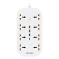 ANT ESPORTS PS831 UNIVERSAL POWER STRIP WITH USB & TYPE C WITH 8 UNIVERSAL SOCKETS, 3 METERS CABLE – TechCure India