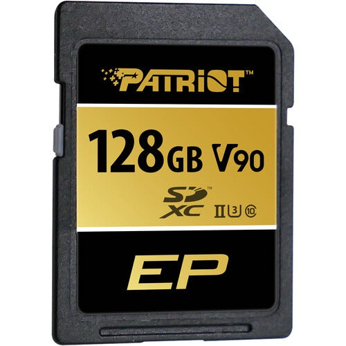 Patriot V90 128GB UHS-II SDXC U3 Class 10 Memory Card – TechCure India