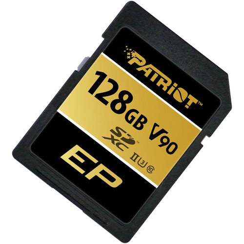 Patriot V90 128GB UHS-II SDXC U3 Class 10 Memory Card – TechCure India
