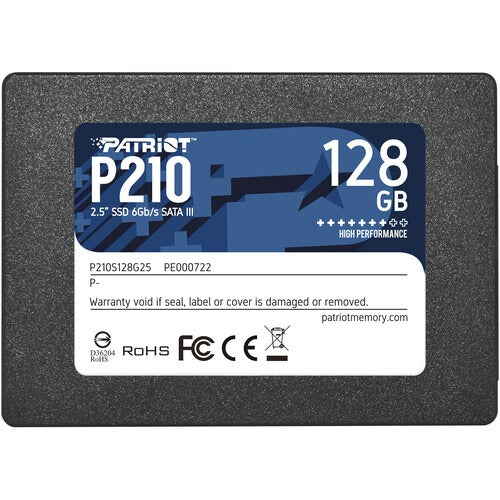Patriot 128GB P210 Sata III 2.5" Internal SSD – TechCure India