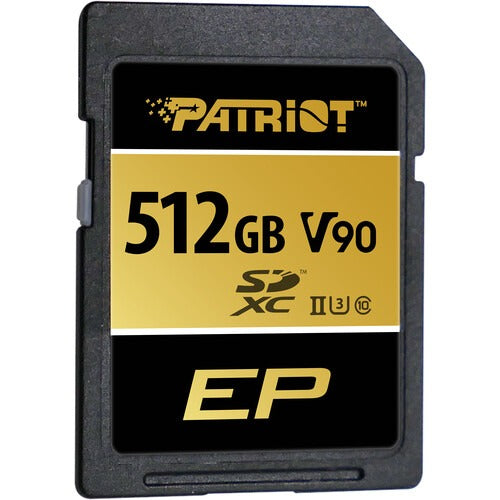 Patriot V90 512GB UHS-II SDXC U3 Class 10 Memory Card – TechCure India