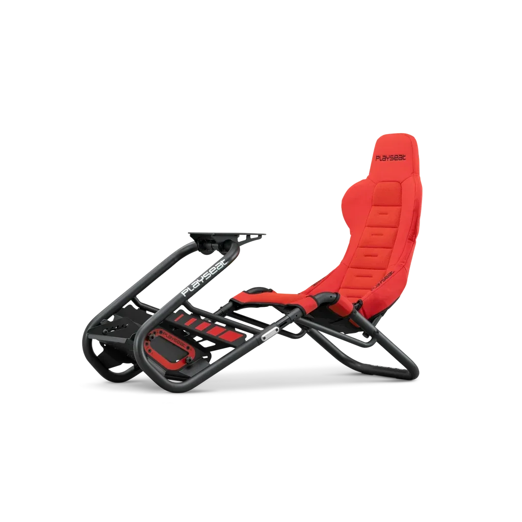 Playseat Trophy Sim Racing Cockpit | High Performance Racing Simulator Cockpit | Supports Direct Drive | Compatible with All Steering Wheels & Red – TechCure India