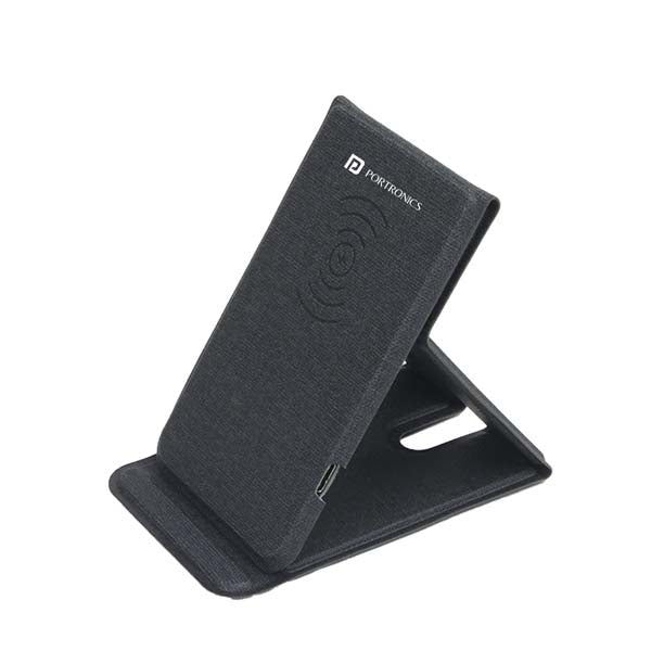 Portronics Freedom Fold 15W Foldable Wireless Charger (Grey) – TechCure India