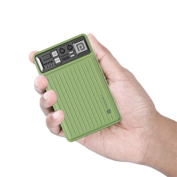 Portronics Luxcell Mini 10K Advanced 10000 mAh Nano Power Bank (Green) – TechCure India