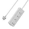 Portronics Power Plate 18 Extension Board with 3 Universal Power Sockets (White) – TechCure India