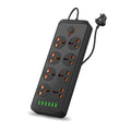 Portronics Power Plate 7 with 6 USB Port + 8 Power Sockets Power Strip Extension Board – TechCure India