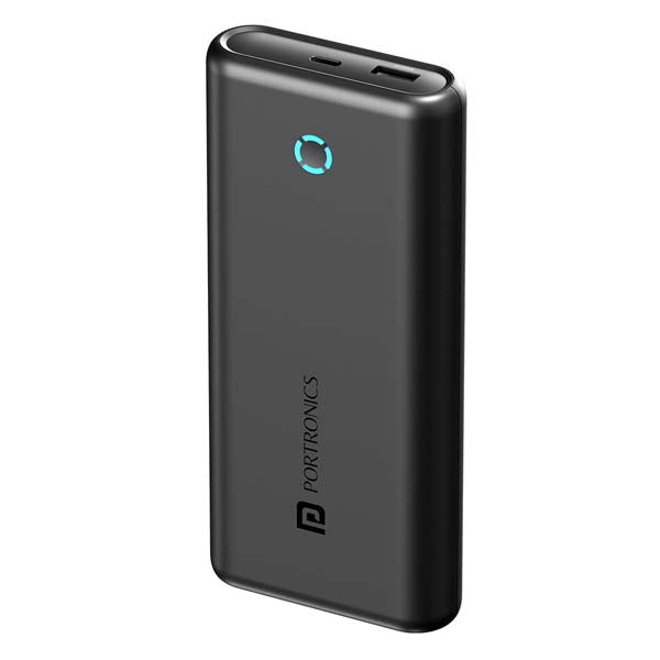 Portronics PowerPod 20K Advanced 20000 mAh Power Bank (Black) – TechCure India