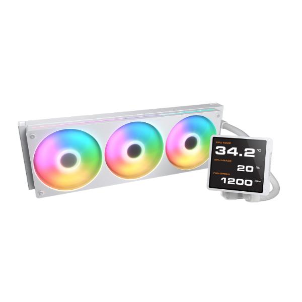 Cougar Poseidon Vistek Pro ARGB 360mm Liquid Cooler - White – TechCure India