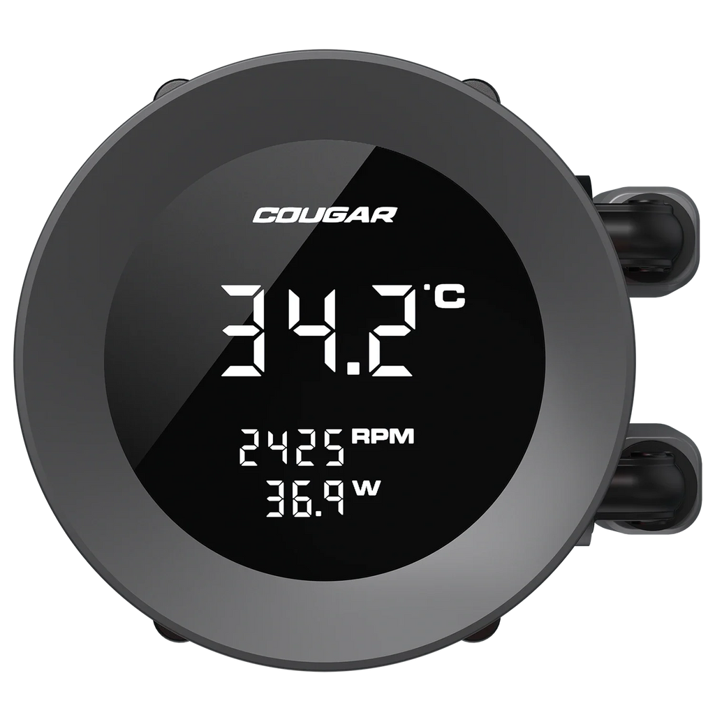 Cougar Poseidon Vistek ARGB 240 Black Analog Liquid Cooler – TechCure India