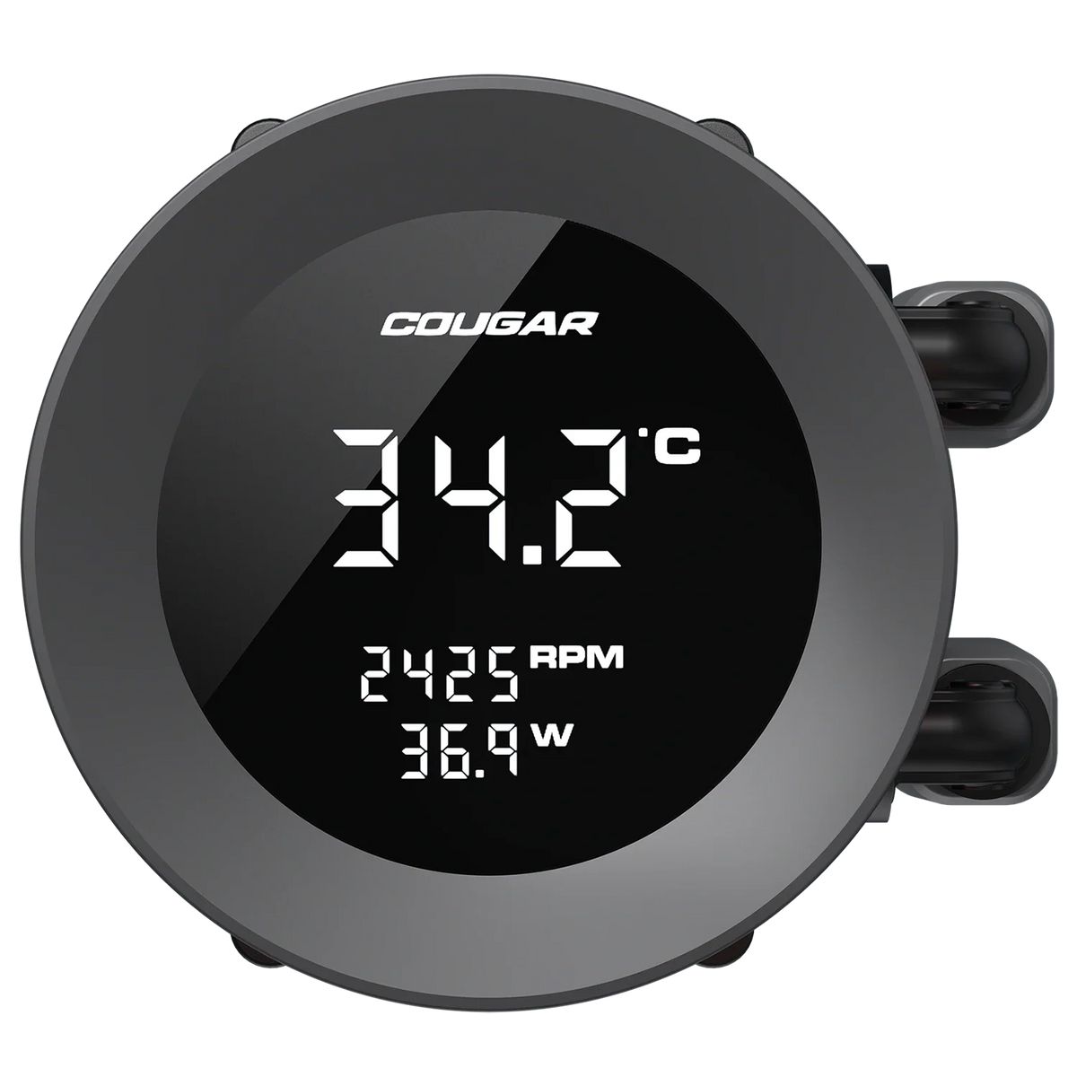 Cougar Poseidon Vistek ARGB 240 Black Analog Liquid Cooler – TechCure India