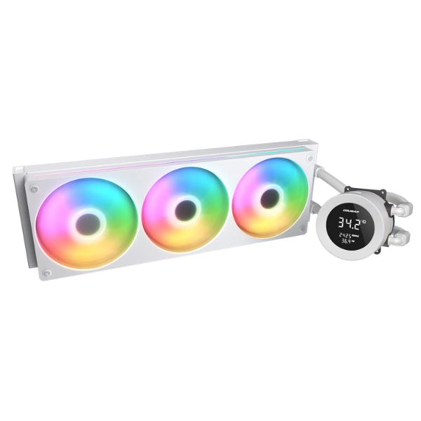 Cougar Poseidon Vistek ARGB 360 Analog Liquid Cooler - White – TechCure India