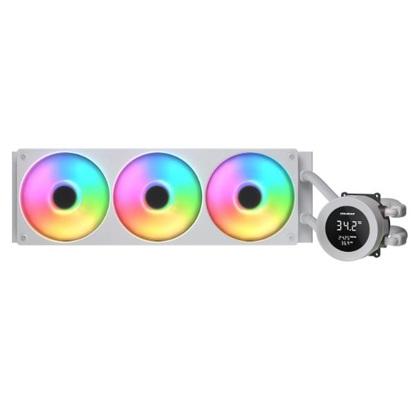 Cougar Poseidon Vistek ARGB 360 Analog Liquid Cooler - White – TechCure India