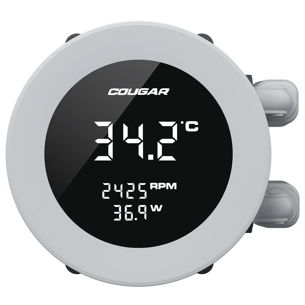 Cougar Poseidon Vistek ARGB 240 White Analog Liquid Cooler – TechCure India