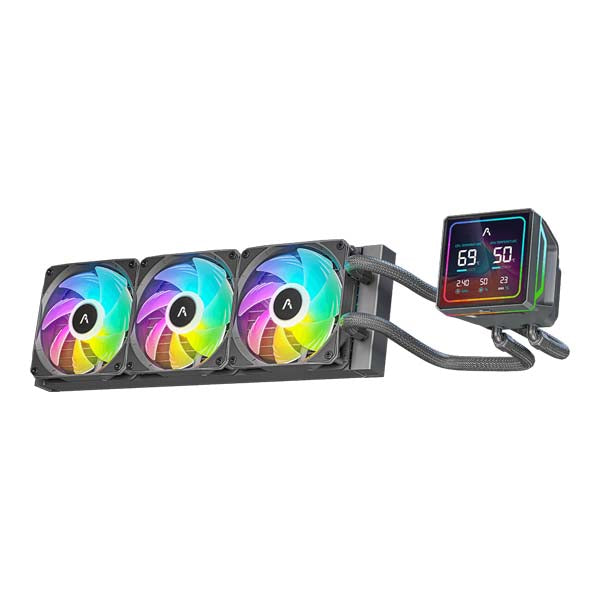 Prolab Design AI360 LCD AIO Liquid Cooler (Black) – TechCure India