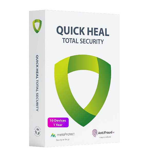 Quick Heal | Total Security | 10 Users | 1 Year (Physical Box) – TechCure India