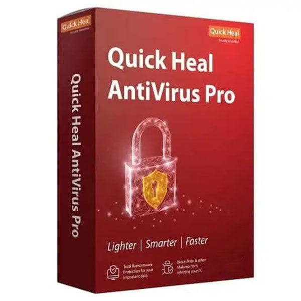 Quick Heal Antivirus Pro Latest Version - 1 Device, 1 Years | AI Based Device Security for Laptop | Email and Browsing Protection (Email Delivery in 1 Hour- No CD) – TechCure India