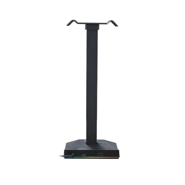 RAPOO VH10 RGB Backlit Gaming Headset Stand Sound-Controlled Rhythm Light Headphone Holder with USB2.0, 3.5mm, USB-C Interface – TechCure India