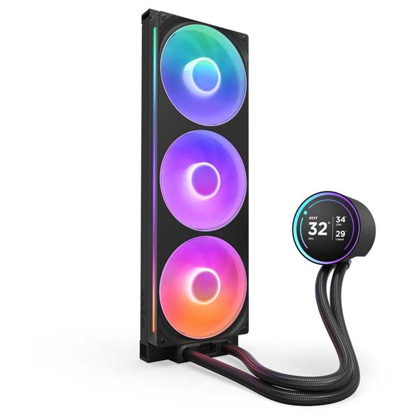 NZXT Kraken Elite 420 RGB 420mm All in One Liquid CPU Cooling Kit (Black) – TechCure India