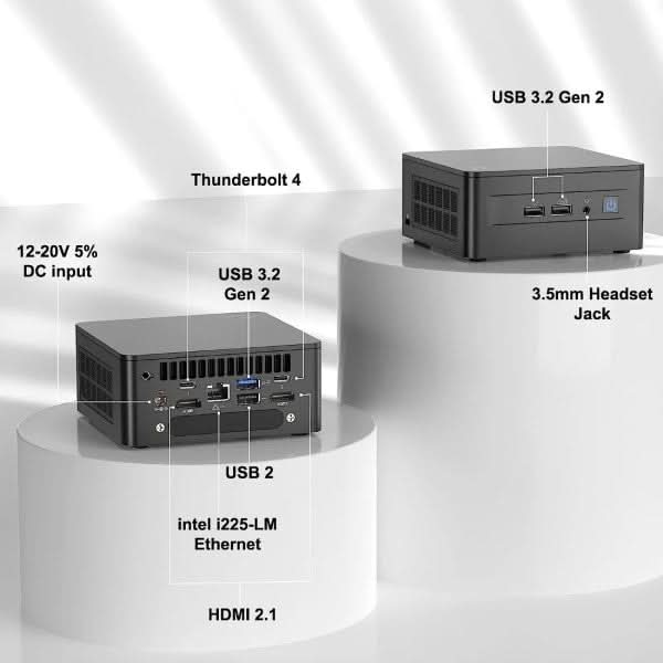 ASUS NUC 13 Pro NUC13ANHH7 Core i7-13620H Barebone Mini PC – TechCure India
