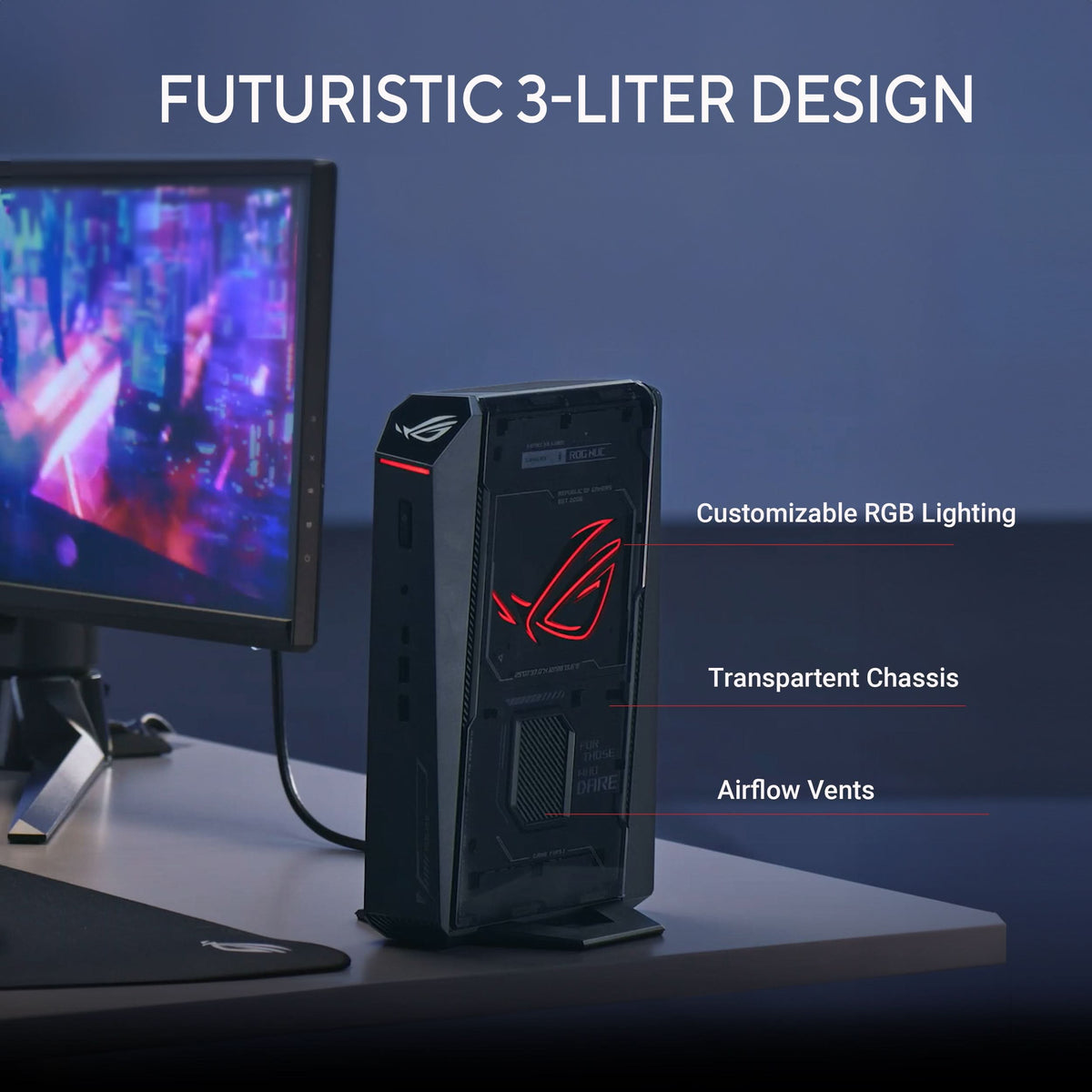 ASUS ROG NUC RNUC15JNK9X48AA0 (2025) Mini PC with Intel Core Ultra 9 275HX Processor (24 Cores 24 Threads 5.4GHz 36MB Cache Intel Graphics) and RTX 5070, 32GB DDR5 RAM, 2TB M.2 SSD – TechCure India