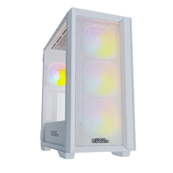 Coconut RAMPAGE 4000D Gaming Cabinet - White – TechCure India
