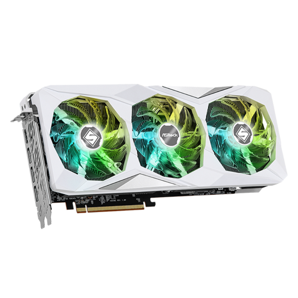 ASROCK Radeon RX 7700 XT Steel Legend OC 12GB AMD Graphic Card - 3
