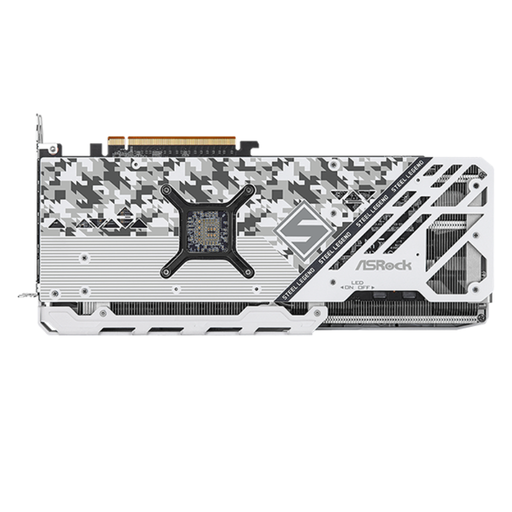 ASROCK Radeon RX 7700 XT Steel Legend OC 12GB AMD Graphic Card - 5
