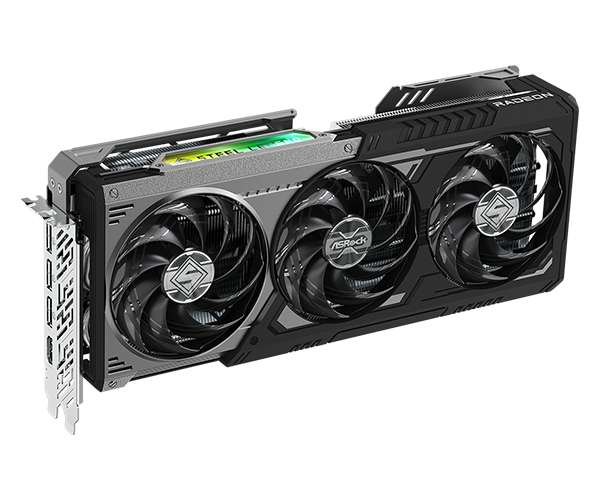 ASRock Radeon RX 9070 GRE Steel Legend Dark 12GB OC Graphics Card – TechCure India