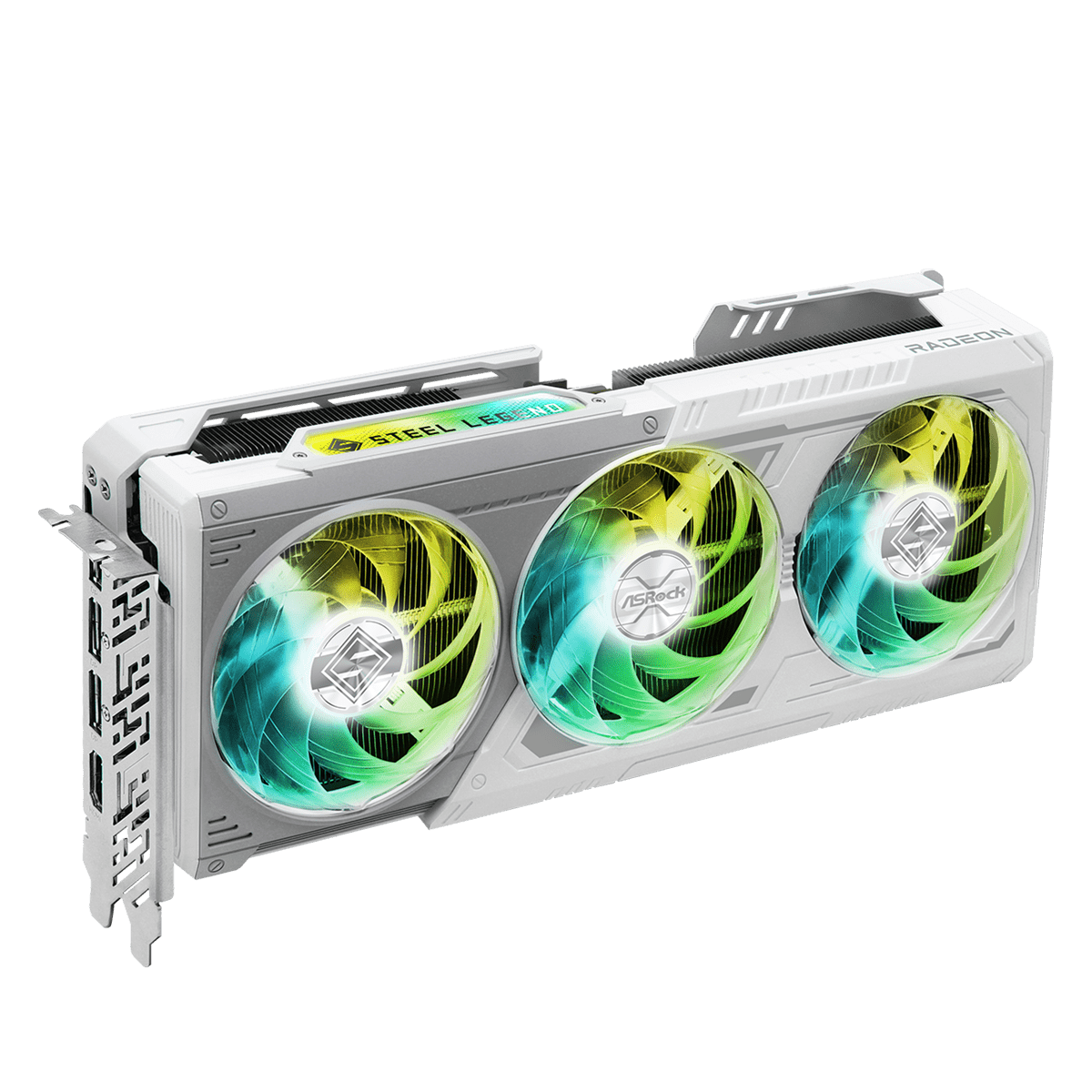 ASROCK Radeon RX 9070 Steel Legend OC 16GB AMD Graphic Card - 5