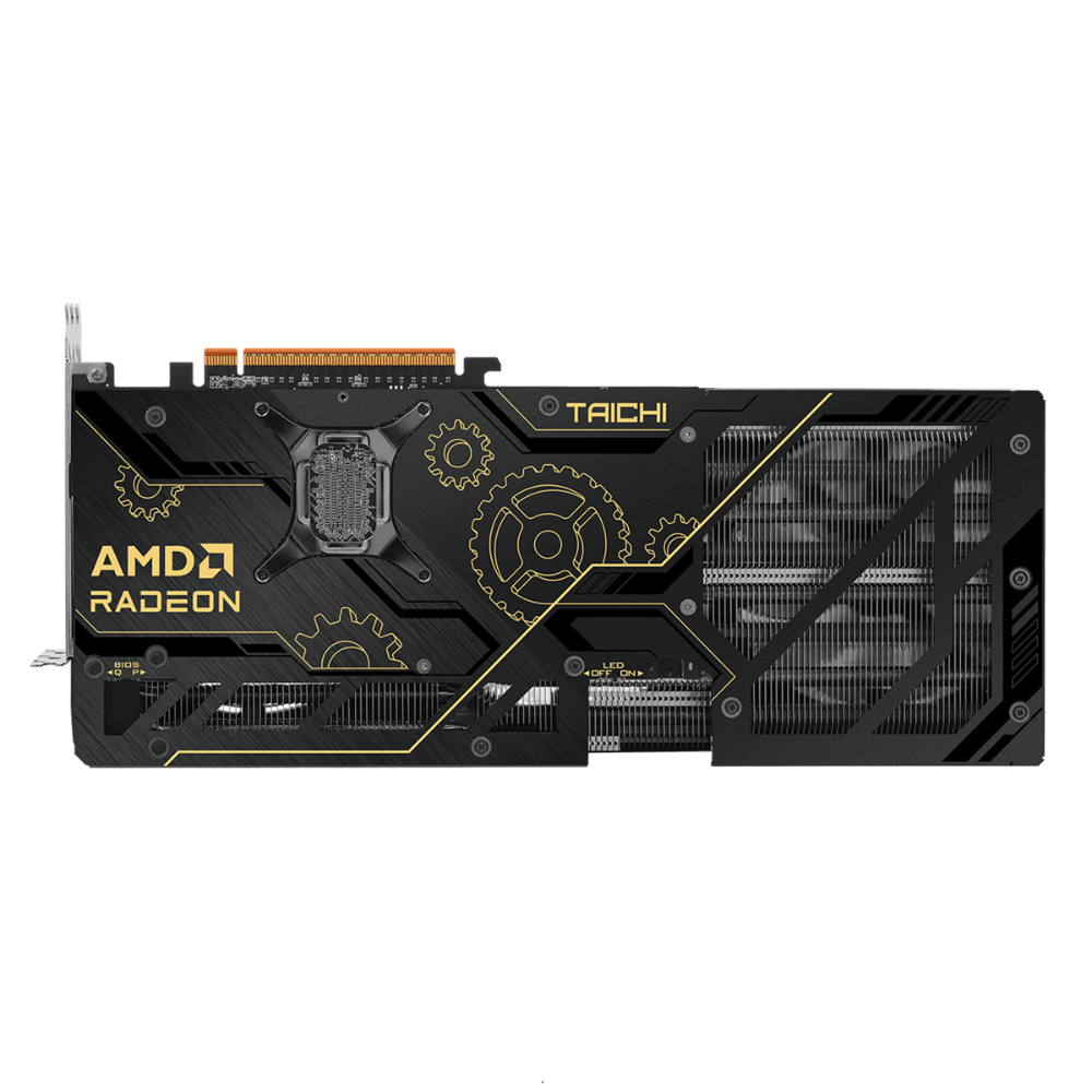 ASROCK Radeon RX 9070 XT Taichi OC 16GB AMD Graphic Card - 5