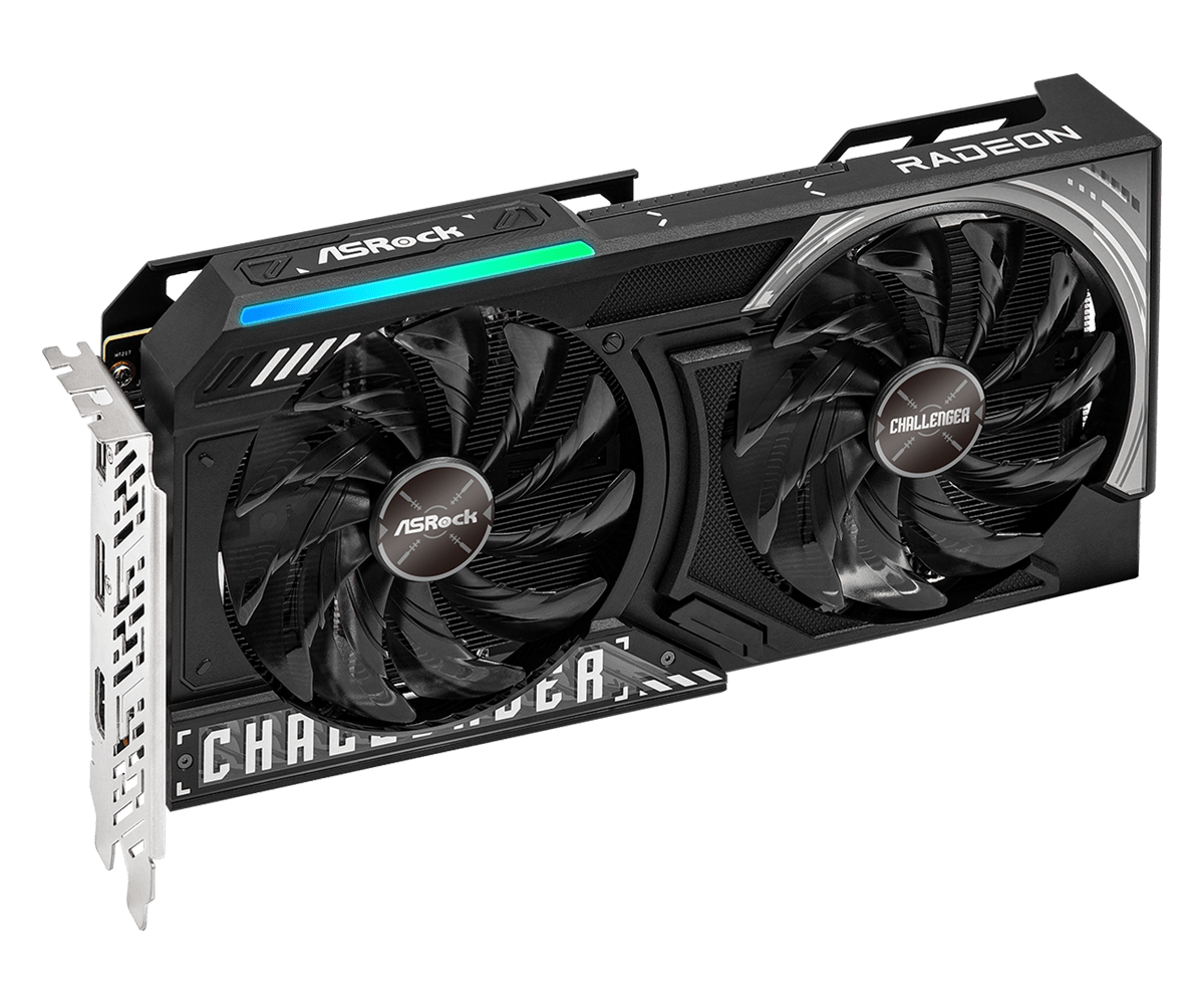 ASROCK AMD RADEON RX 9060 XT CHALLENGER 16GB OC GRAPHIC CARD – TechCure India
