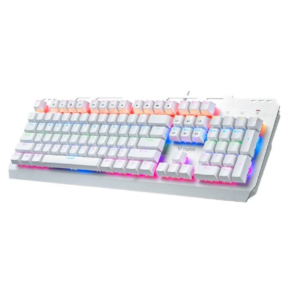 Rapoo GK500 Mechanical Gaming Keyboard Red Switches (White) – TechCure India