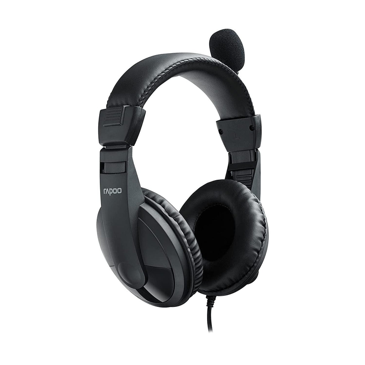 Rapoo H150 Stereo Wired Over Ear Headphones with Microphone – TechCure India