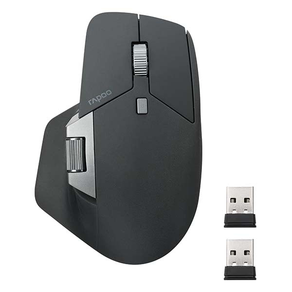 Rapoo MT760L Wireless Bluetooth Mouse (Matte Black) – TechCure India