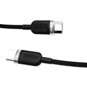 Rapoo PD100 20V Type-C to Type-C PD Data Line Cable, Length: 2 m – TechCure India