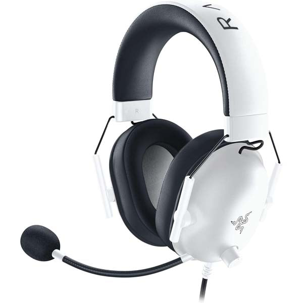 Razer BlackShark V2 X PlayStation Gaming Headset: 50mm Drivers - Cardioid Mic - Lightweight - Comfortable, Noise Isolating Earcups - for PS5, Xbox Series X, PC, Switch via 3.5 mm Audio Jack - White – TechCure India