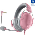 Razer BlackShark V2 X PlayStation Gaming Headset: 50mm Drivers - Cardioid Mic - Lightweight - Comfortable, Noise Isolating Earcups - for PS5, Xbox Series X, PC, Switch via 3.5 mm Audio Jack - Quartz Pink – TechCure India