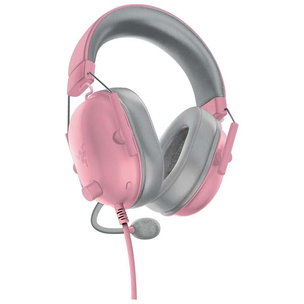 Razer BlackShark V2 X Xbox Gaming Headset: 50mm Drivers - Cardioid Mic - Lightweight - Comfortable Noise Isolating Earcups - for Xbox Series X, Series S, PS5, PC, Switch via 3.5mm Jack - Quartz Pink – TechCure India