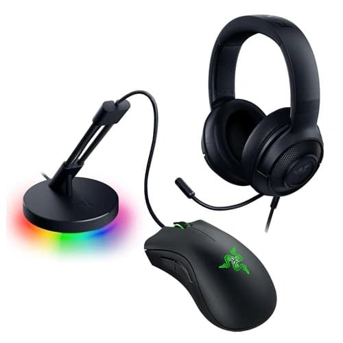 Razer Game On Bundle of Mouse, Mouse Cable Holder and Headset – TechCure India