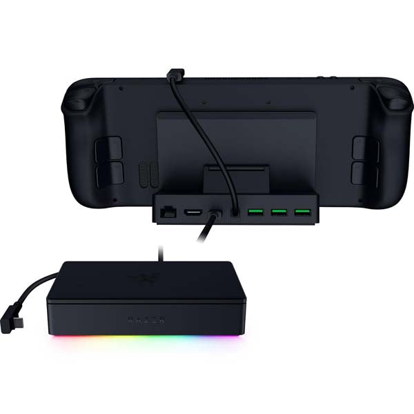 Razer Handheld Dock Chroma Charging Hub & Expand Connectivity for Mobile Gaming & Tablets – TechCure India